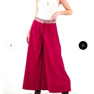 NWT Aratta JOVIE PANTS Women's Wide-Leg Pink Pants